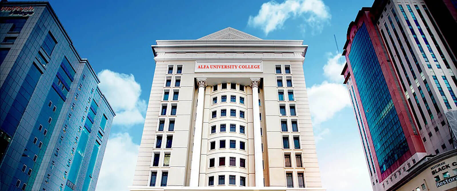 Alfa University College campus building